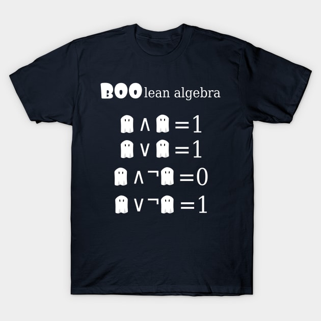 Boo-lean Algebra T-Shirt by donovanh